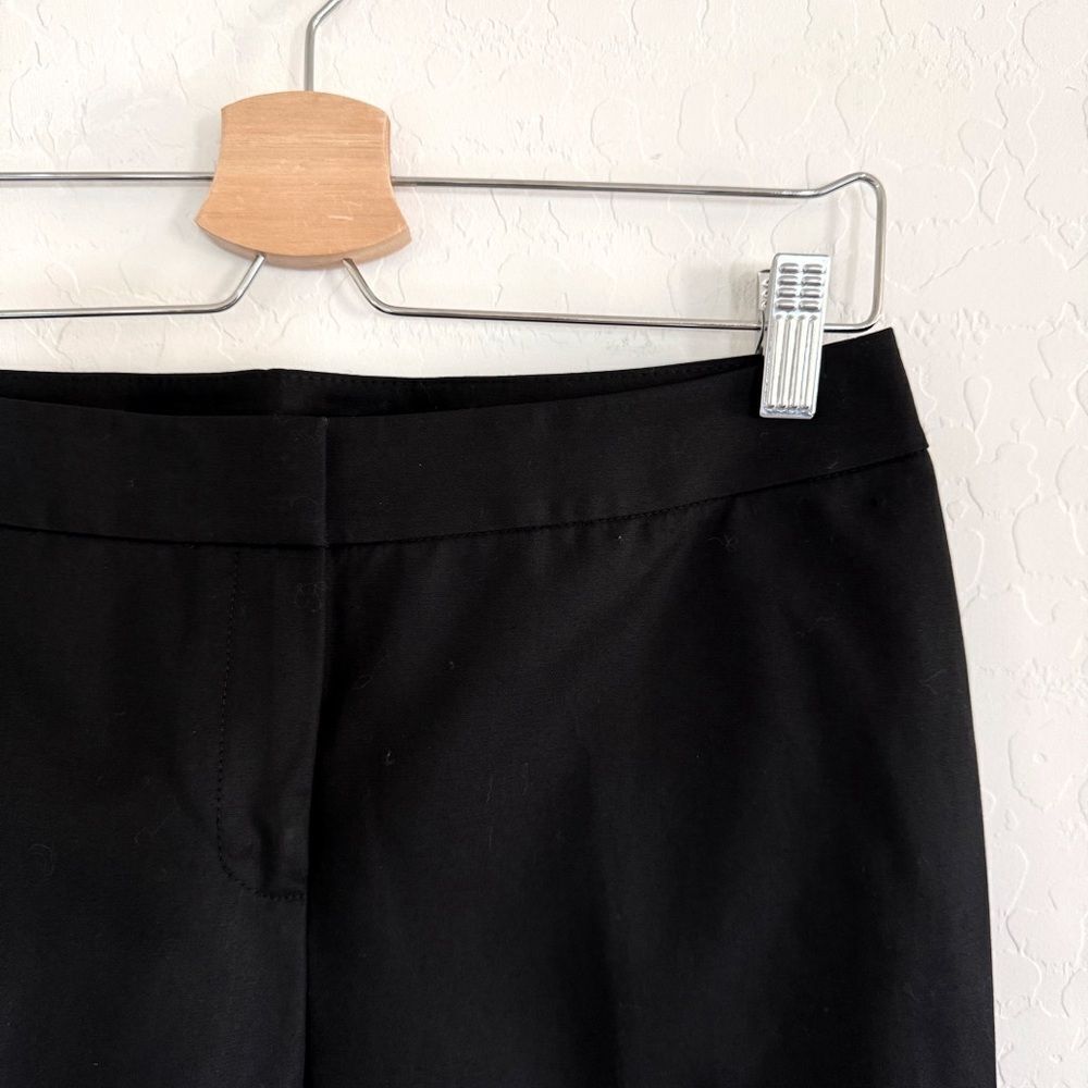 Lafayette 148 Black Barrow Cotton Stretch Pants Size 4 - Picture 6 of 12